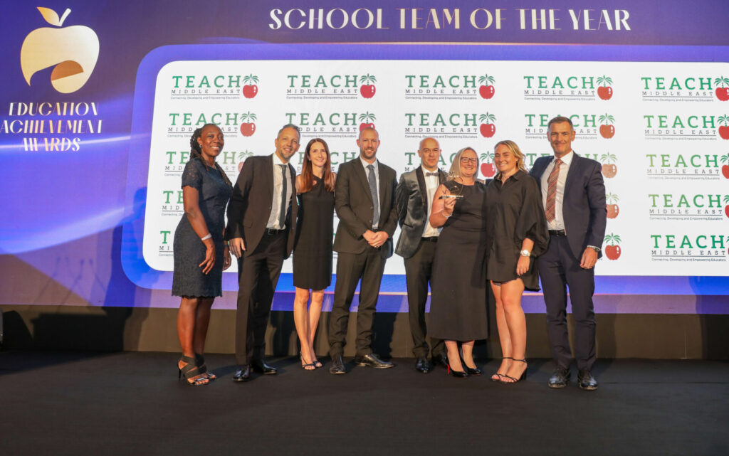 NLCS Dubai wins School Team of the Year award as part of the Education Achievement Awards